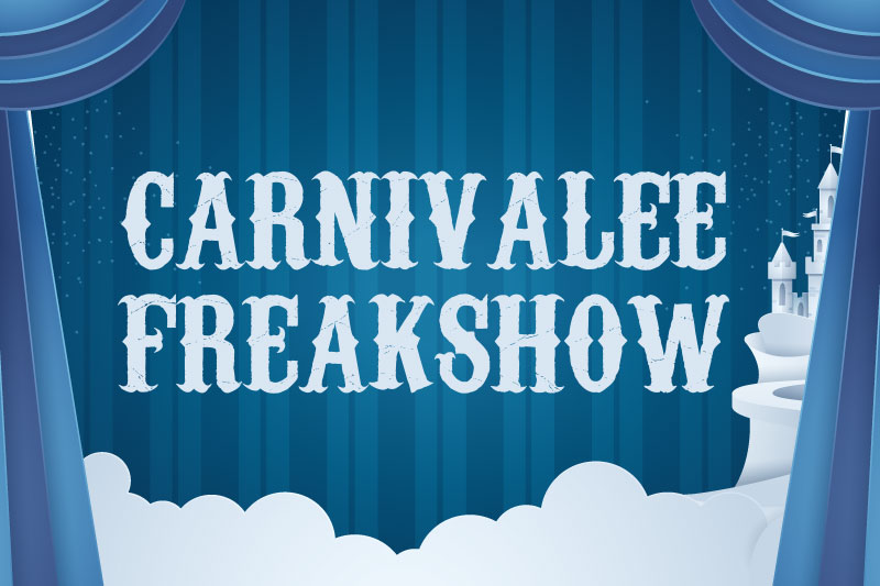 carnivalee freakshow carnival font