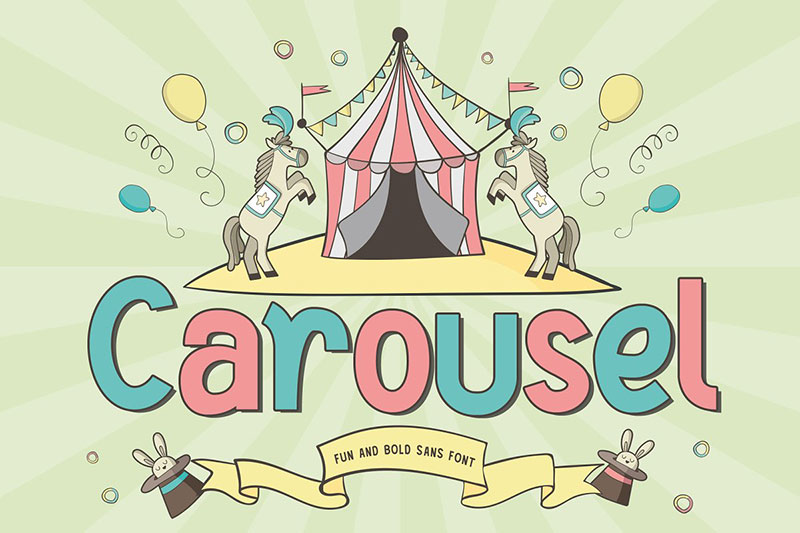 carousel carnival font