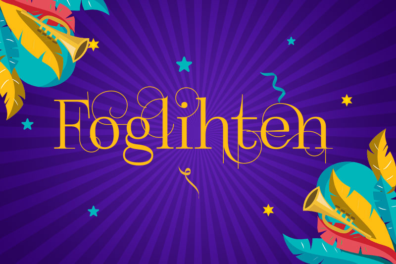 foglihtenno04 carnival font