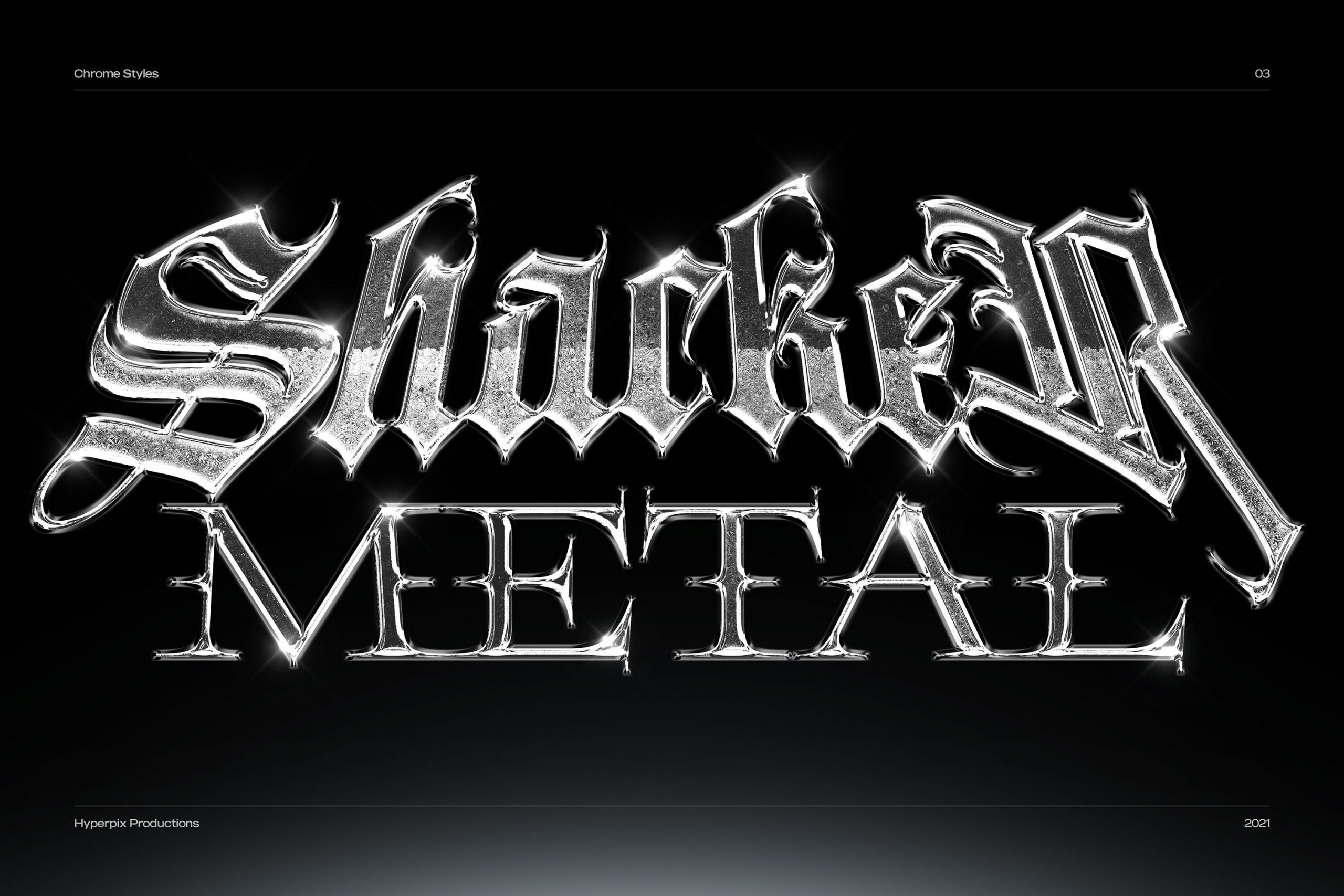 Free Psd Metal Chrome Text Effect Images