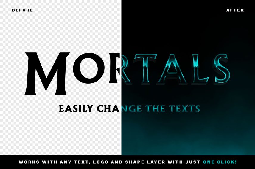 Morbius Text Effect PSD Template