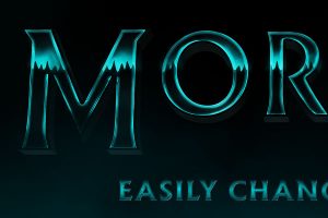 Morbius Text Effect PSD Template