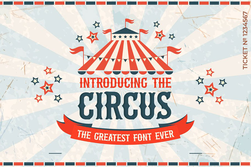the circus carnival font