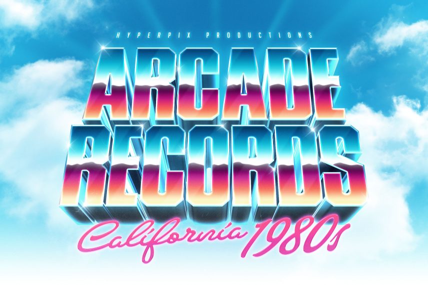 80s Title PSD Style [Retro / Synthwave / Vaporwave]