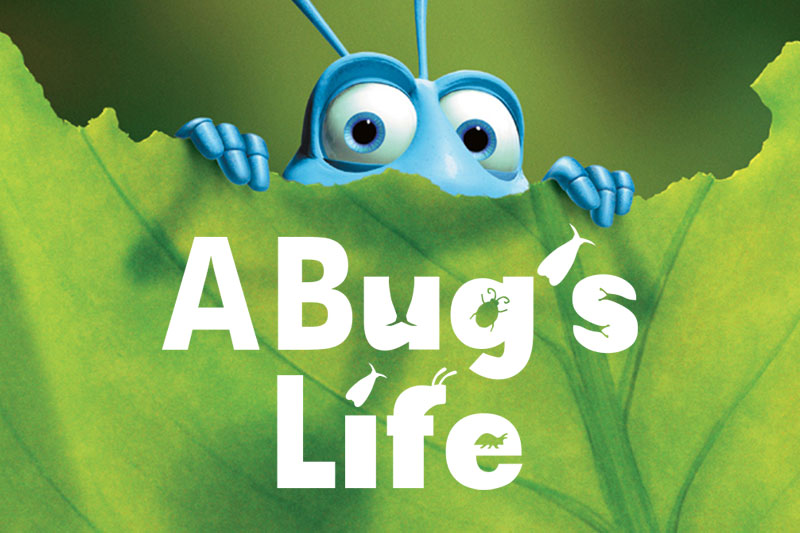 a bugs life animal font