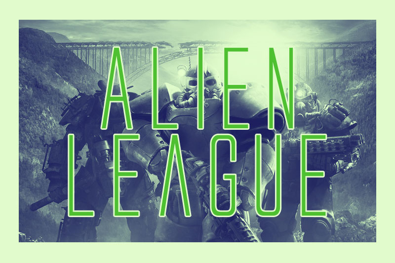 alien league gaming font