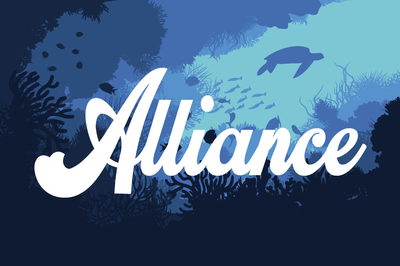 alliance ocean font