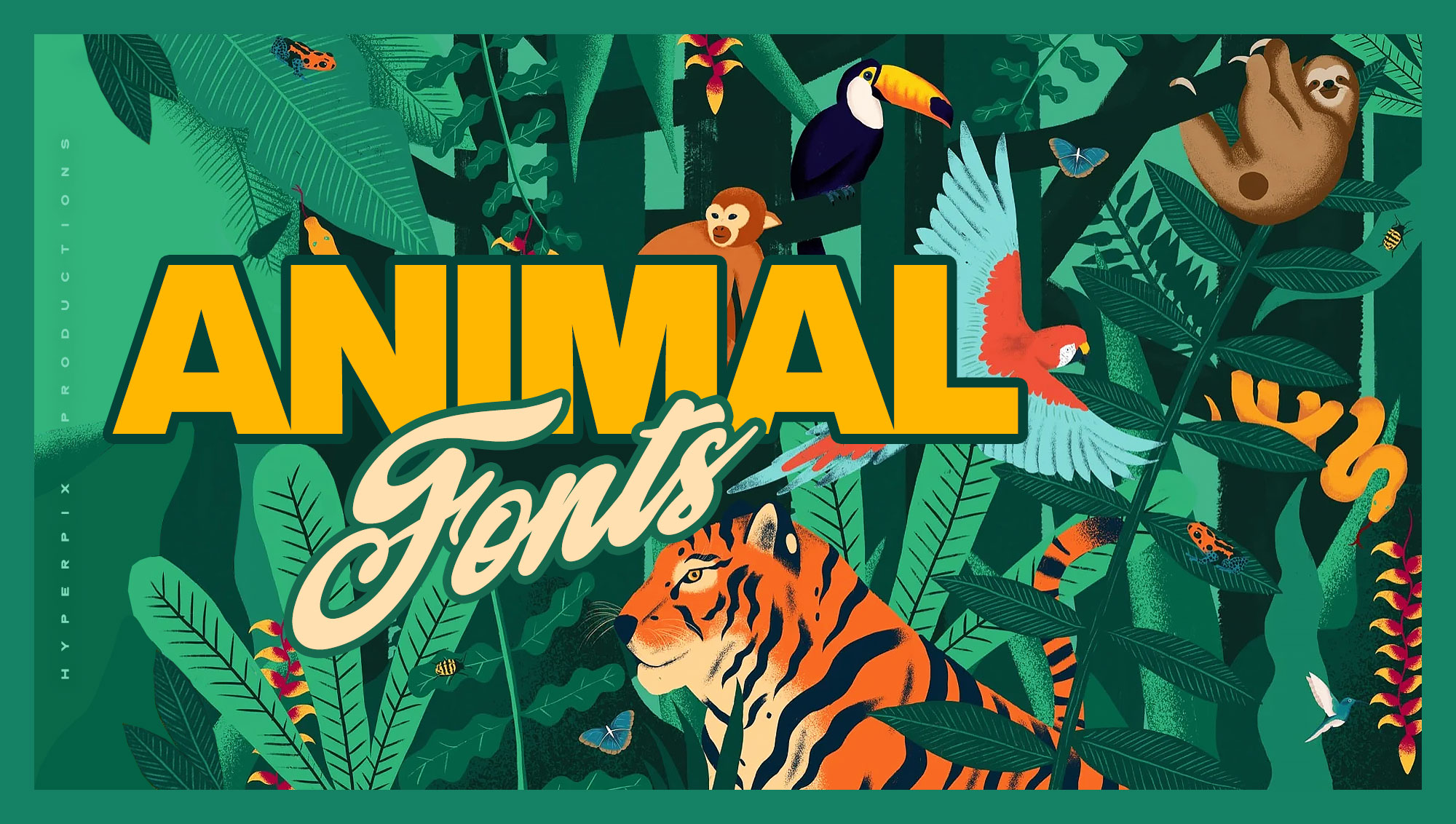 safari animal font free download