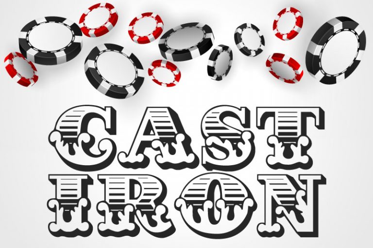 casino poker font