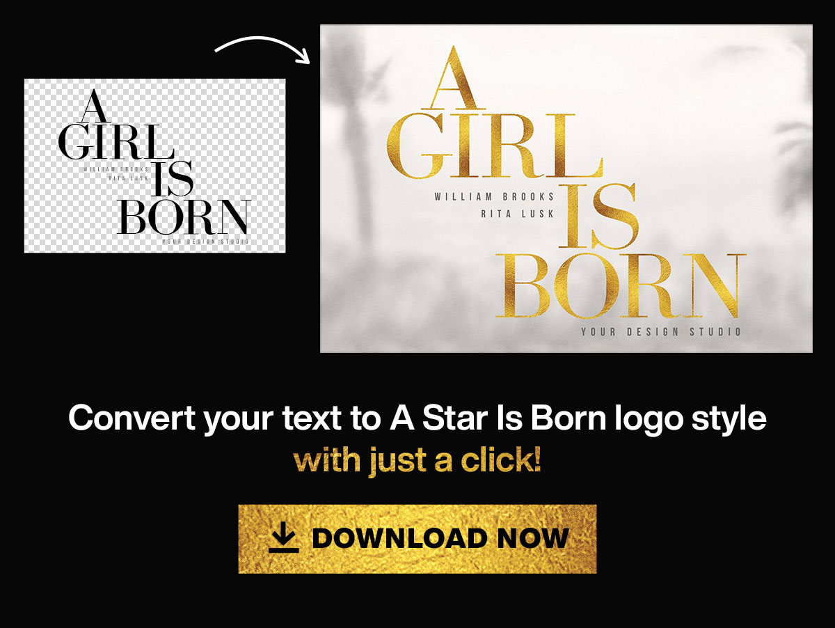 A Star Is Born Font | Hyperpix