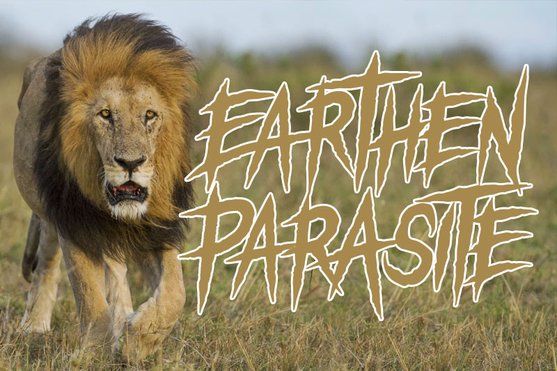 earthen parasite animal font