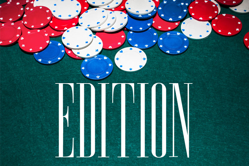 edition poker font