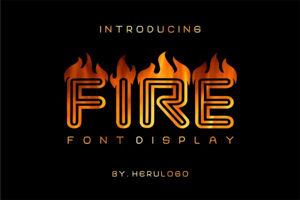 Best Fire and Flame Fonts (FREE / Premium) 2024 | Hyperpix