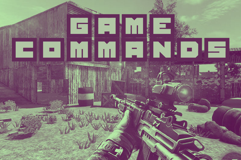 game commands gaming font