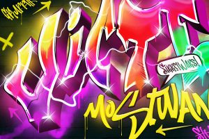 Graffiti Text Effect Vol.8 PSD Template