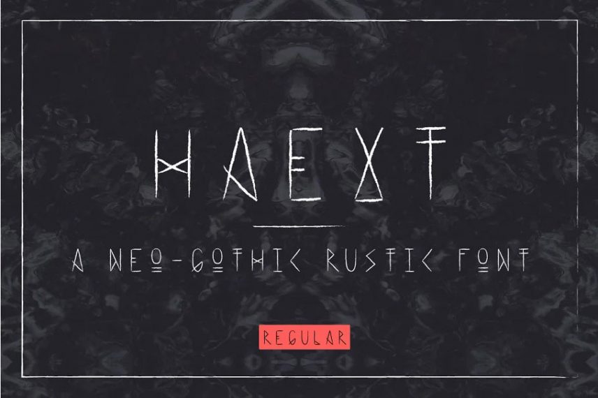 Haext witch font