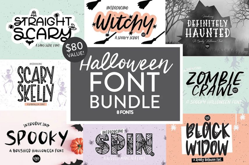 HALLOWEEN Witch Font Bundle