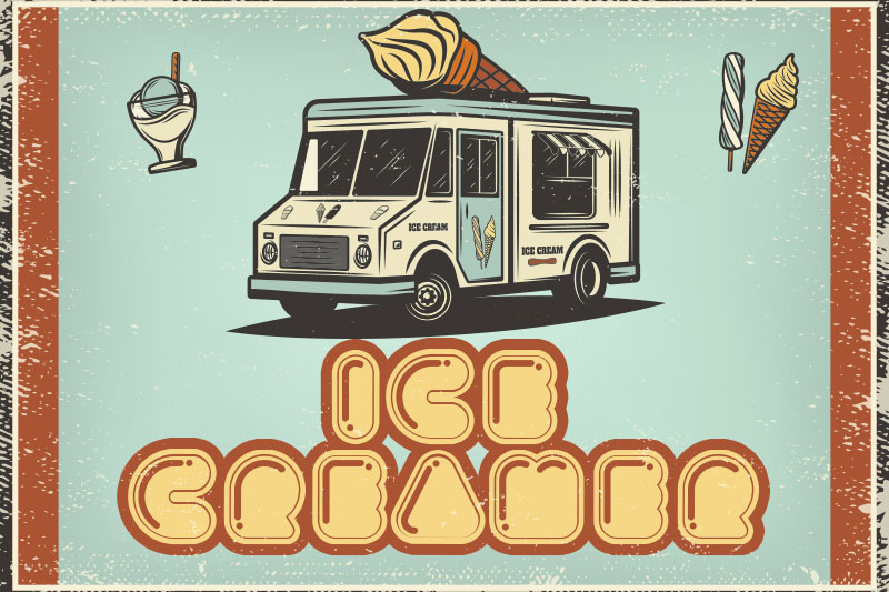 icecreamer ice cream font