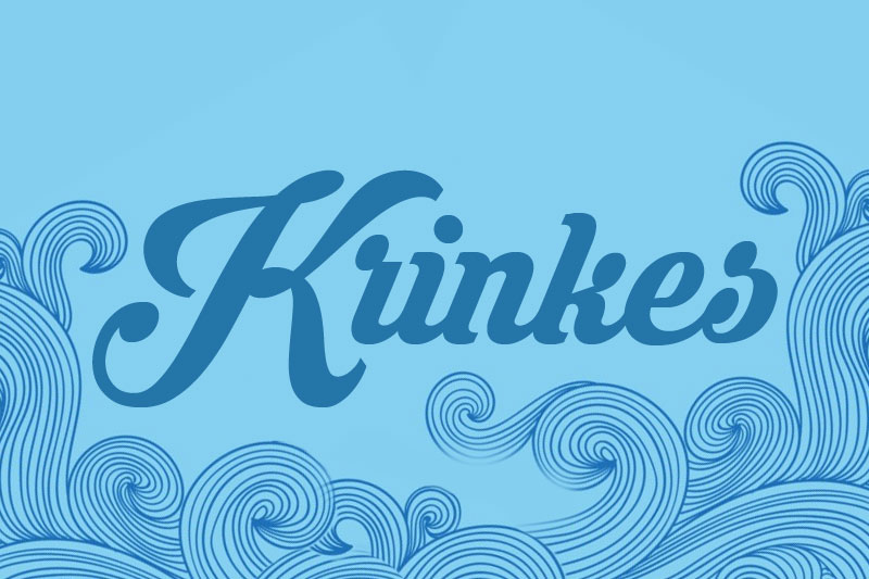 krinkes ocean font