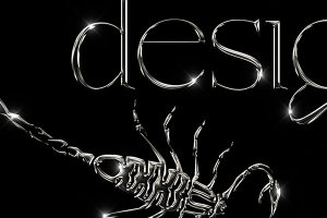 Metallic Chrome Text Effect Vol.9 PSD Template