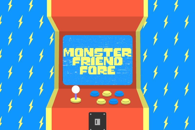 monster friend fore 8 bit font