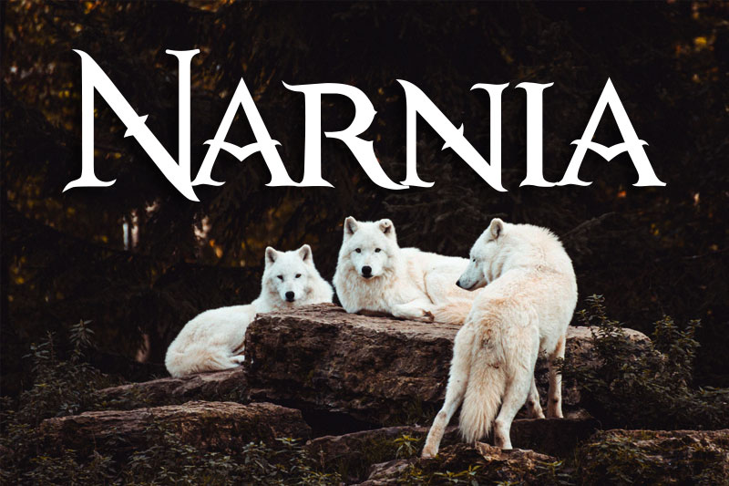 narnia bll animal font
