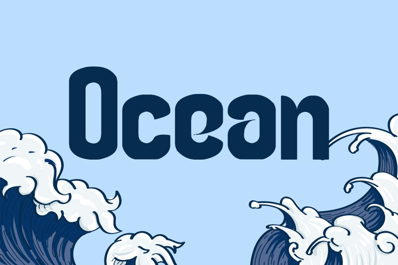 ocean font