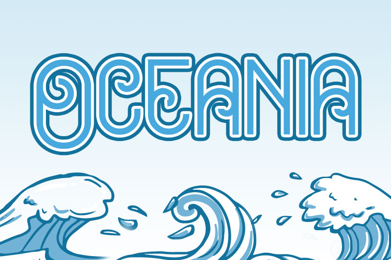 oceania ocean font