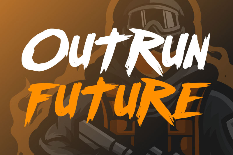 outrun future gaming font