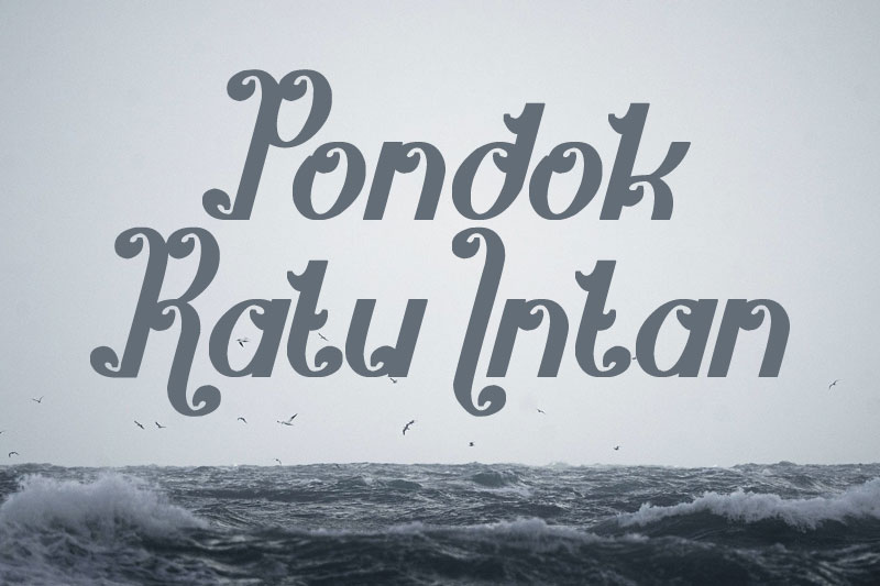 pondok ratu intan ocean font