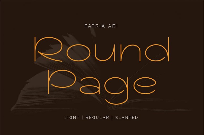 Round Page Font