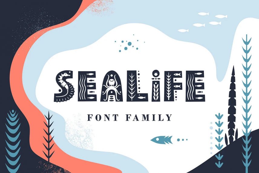 Sealife Nautical Font Family