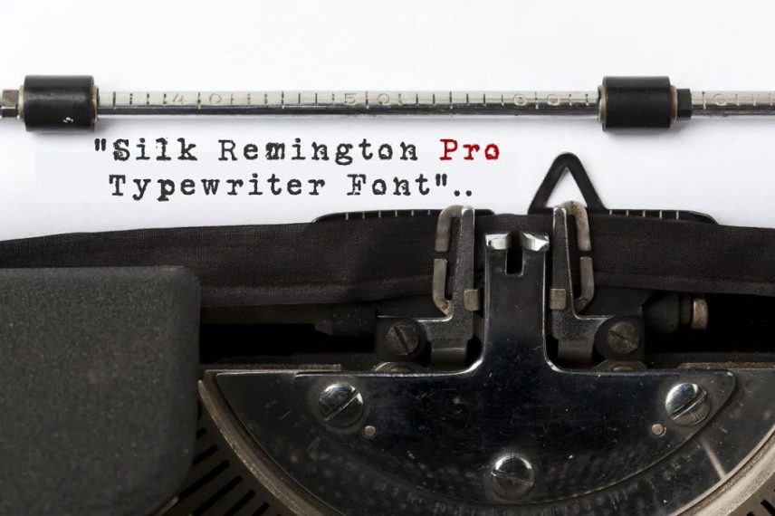 Silk Remington Typewriter font