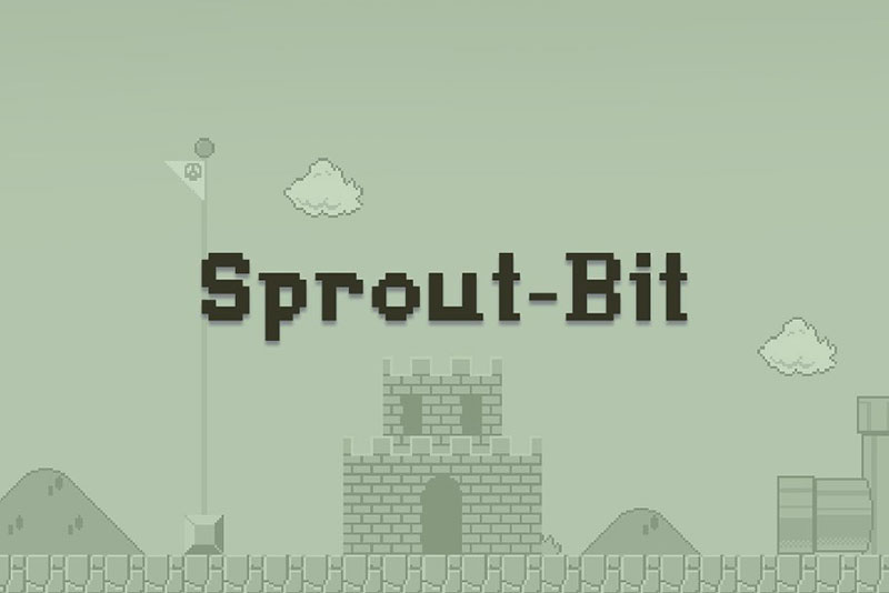 sprout bit 8 bit font