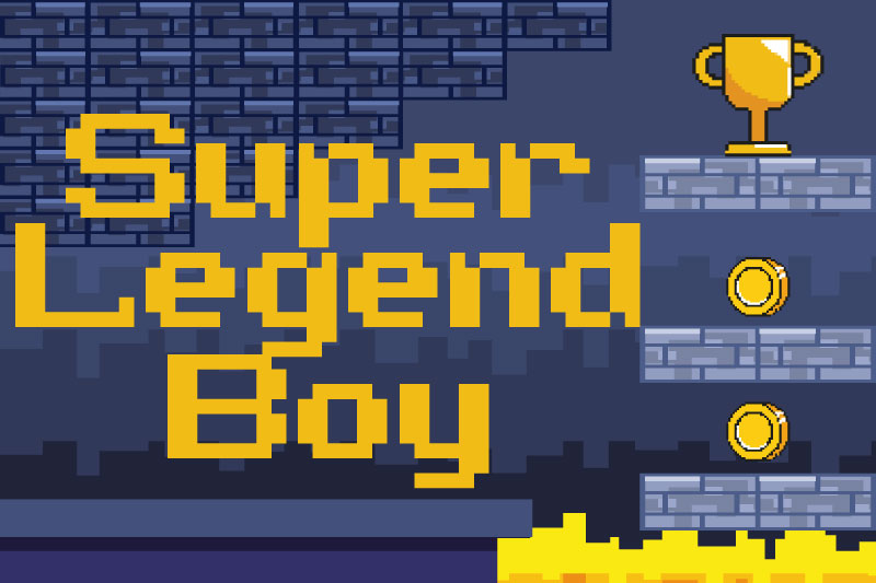 super legend boy 8 bit font