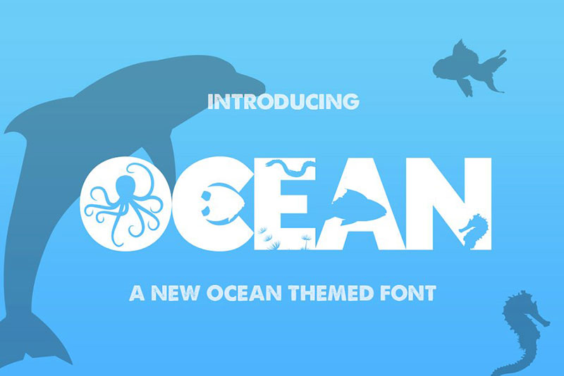 the ocean font