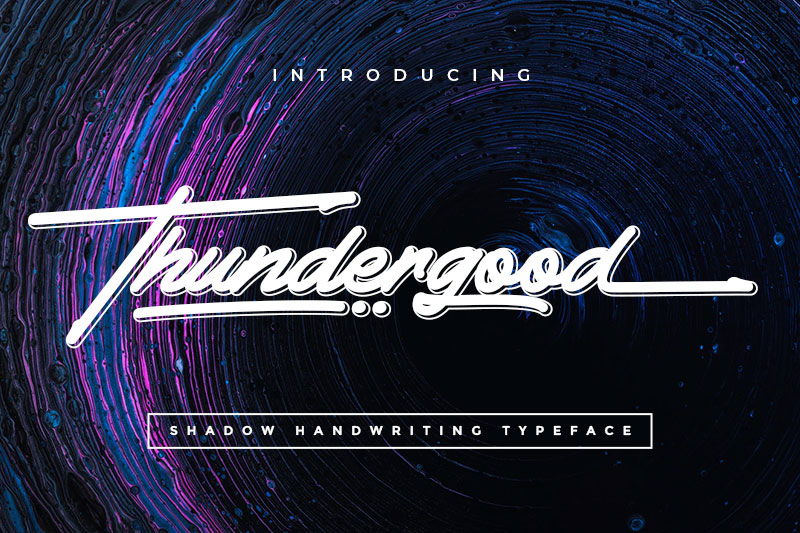 thundergood ocean font