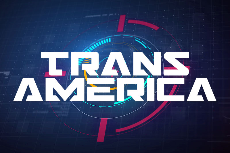 trans america gaming font