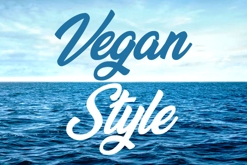 vegan style ocean font