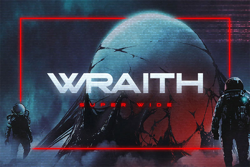wraith typeface gaming font
