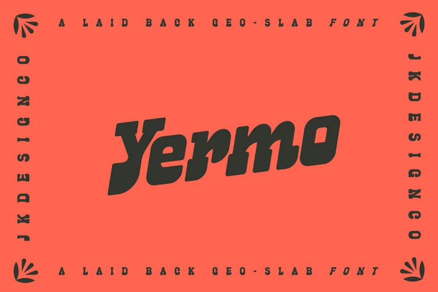 Yermo A Laid Back Geo Slab Western Font