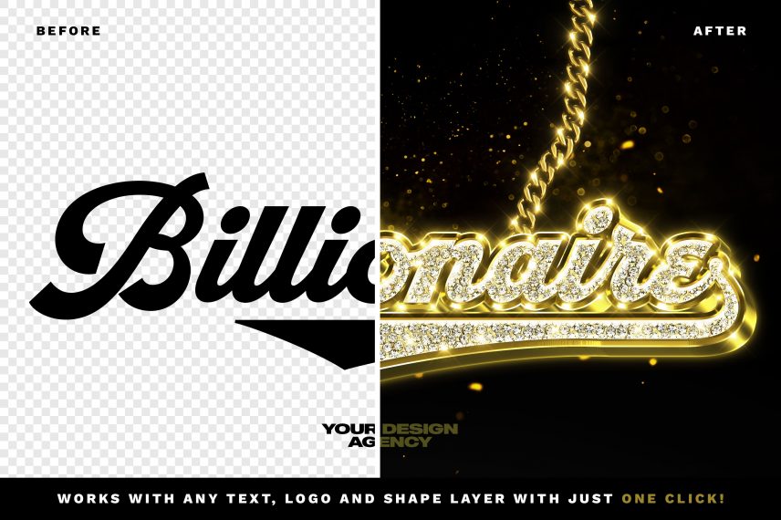 Bling Bling Text and Logo Effect Vol.2