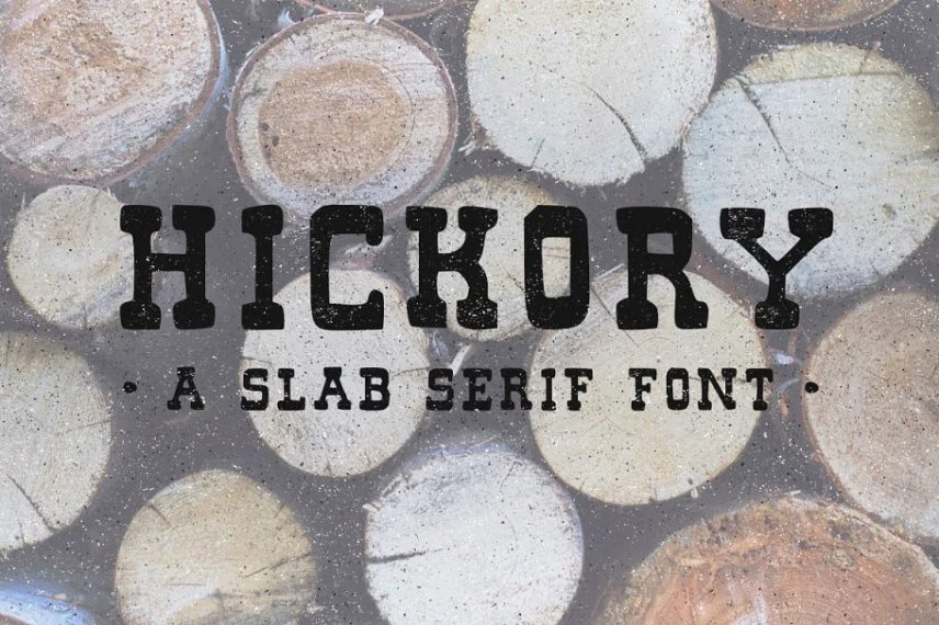 Hickory Slab Font