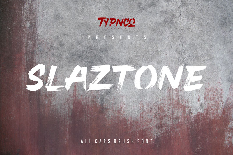 Slaztone Font