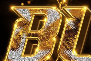 Bling Bling Text and Logo Effect Vol.3 PSD Template
