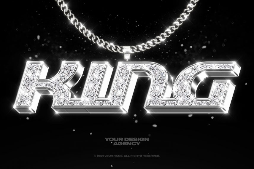 Bling Bling Text and Logo Effect Vol.4 PSD Text Style