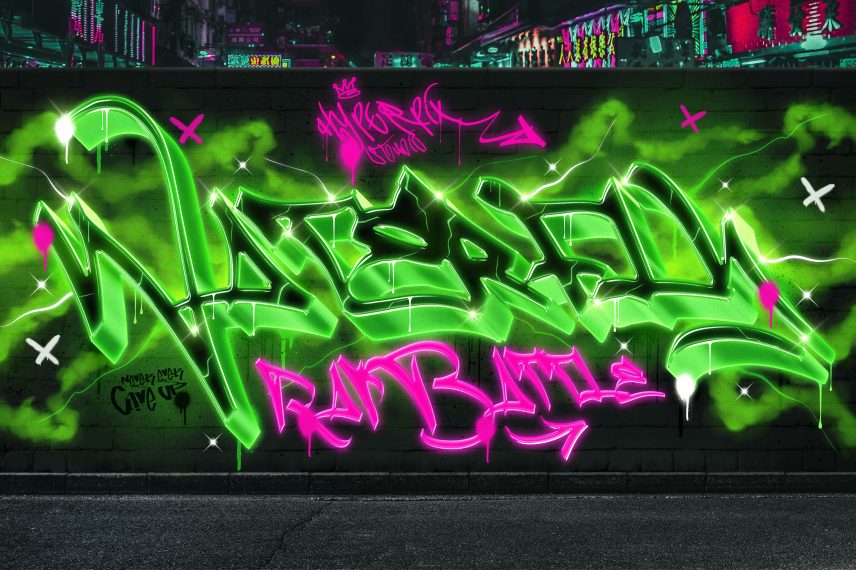 Graffiti Text Effect Vol.9 PSD Template