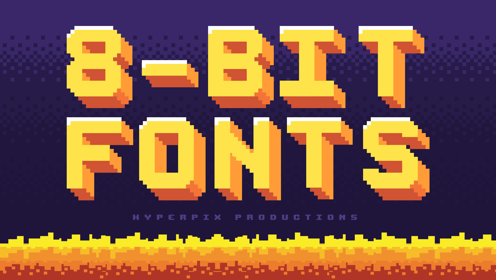 Best 8 Bit Fonts (FREE / Premium) 2024