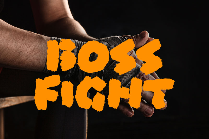 boss fight fight font
