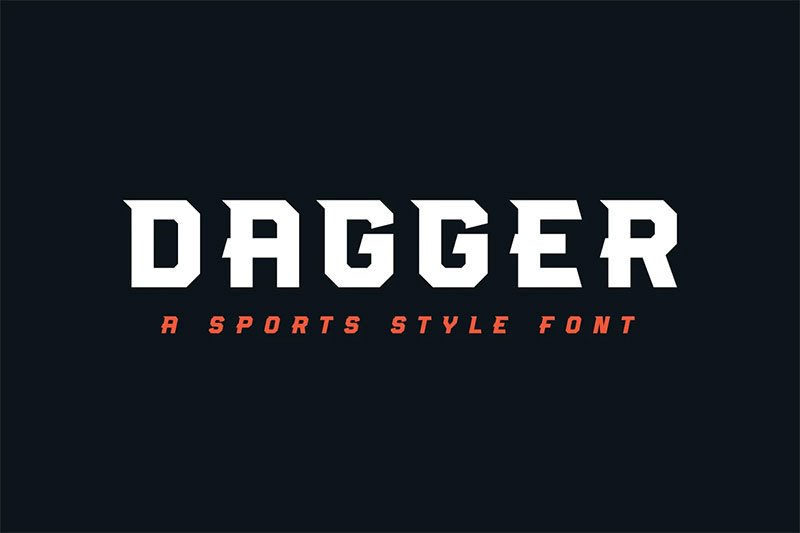 dagger fight font